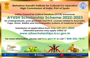 AYUSH Scholarship Scheme 2022-2023